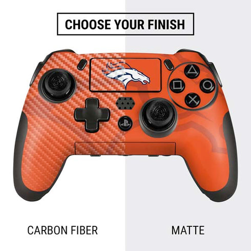 NFL Denver Broncos Double Vision PlayStation Scuf Vantage 2 Controller Skin